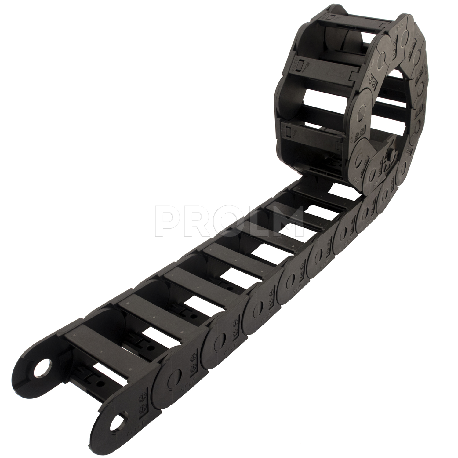 Гибкий кабель-канал JFLO J45Q.1.75S100 (45x75;R=100, bridge type open of both side)