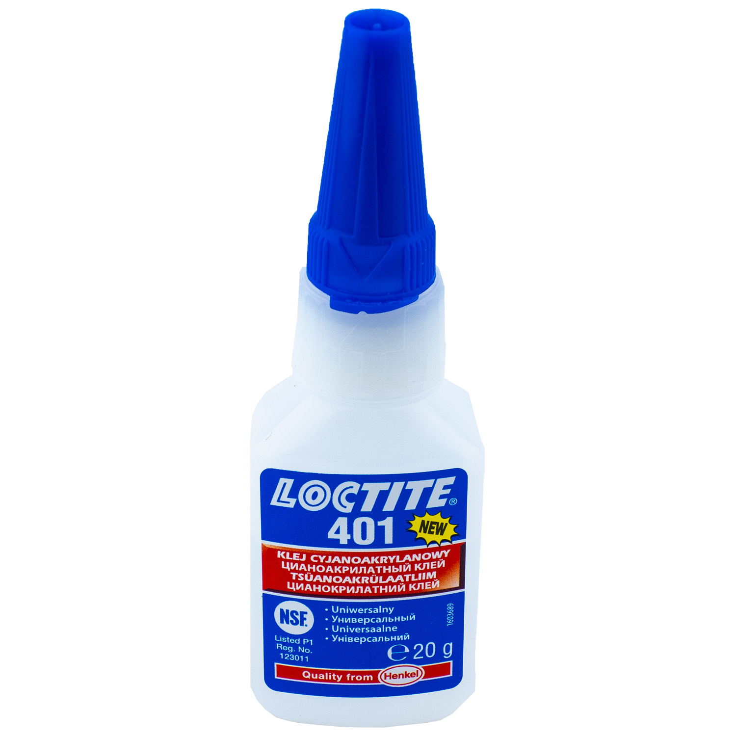 Клей цианоакрилатный моментальный Loctite 401, 20 гр