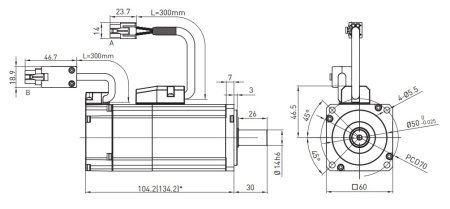 HIWIN EM1-C-M-40-2-B-E-0-D draw