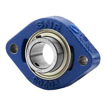 Корпус с шариковым подшипником SNR USFD205, размер 25x97x29,4 мм