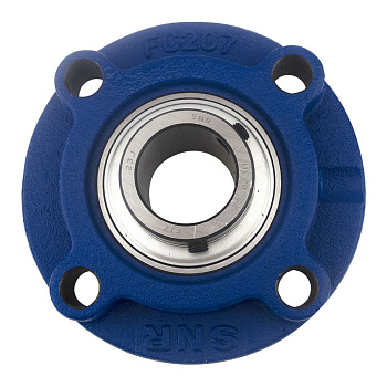 Корпус с шариковым подшипником SNR UCFC212, размер 60x195x56,7 мм