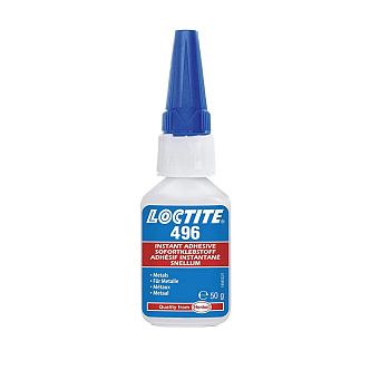 Клей для металлов, резины и пластмасс Loctite 496, 50 гр