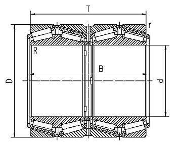 Подшипник ARTNC 77741М (205x320x203,5 мм)