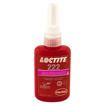 Резьбовой фиксатор низкой прочности Loctite 222, 50 мл
