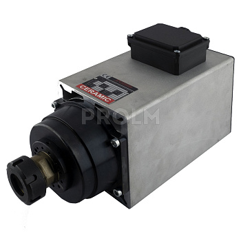 Электрошпиндель 7 кВт TEKNOMOTOR C6067-D-DB-P-ER32-HY-RH