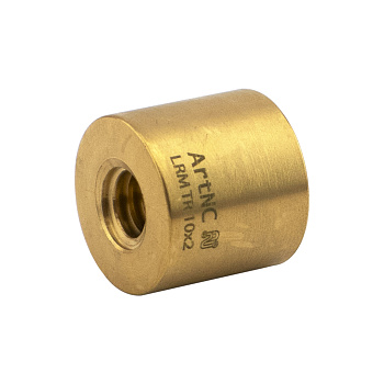 Гайка бронзовая круглая ARTNC LRM TR 10x2