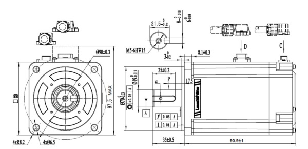 Leadshine ELM2H-0750LA80F draw