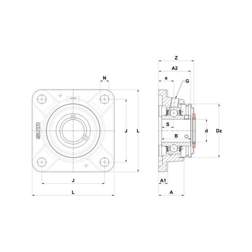 SNR_UCFE206CC_drawing