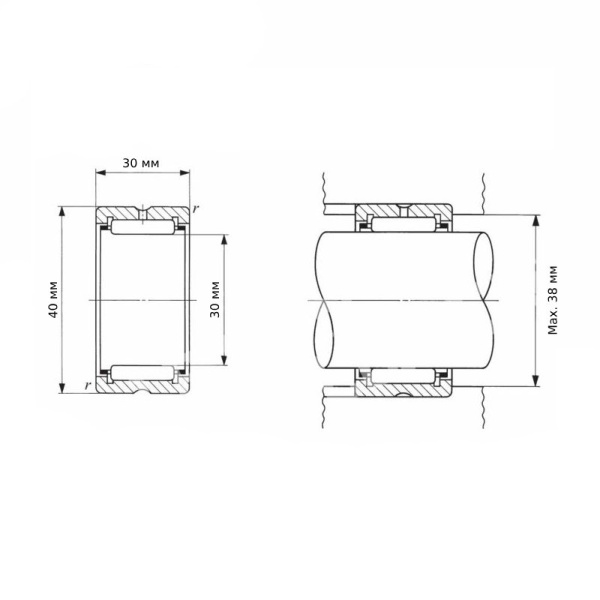 IKO_TAF304030_drawing