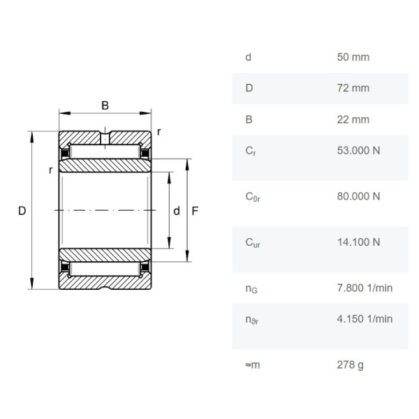 INA_NA4910-XL_drawing