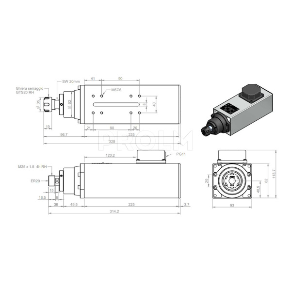 Teknomotor_C4147-C-400-DB-ER20_drawing_new