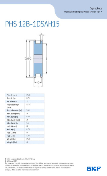 PHS 12B-1DSAH15
